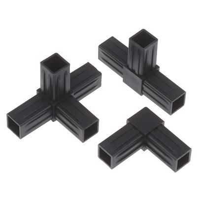 1/5Pcs 20MM 2/3/4-/5-way Cross Square Pipe Fittings 20X20Pipe Angle Code Hexagonal Through Plastic Fittings ABS Connector