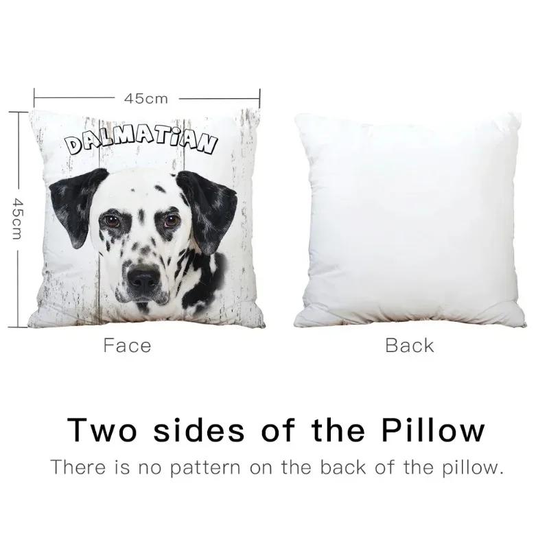 1PC 45*45cm Nette Hund Yorkie Kissen Fall Mops Kissen Sofa Auto Bett Sofa Kissen Fall Schlafzimmer dekoration Kissen Abdeckung
