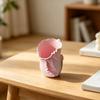 Storage Ornament Large-Capacity Desktop Organizer with 3D Printed Leaf Design Home Office Storage Holder Home Decor