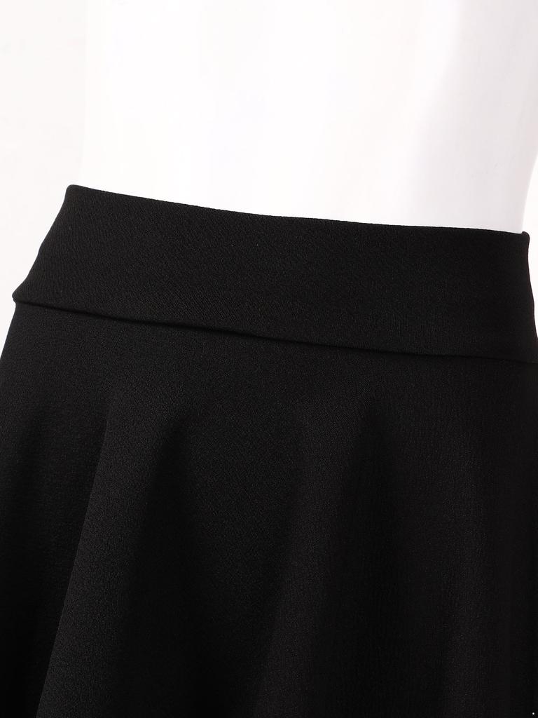 Womens Flared A Line Miniskirt High Waist Wide Elastic Band Casual Striped Hem Skirt for Girls or Ladies Daily Outfits