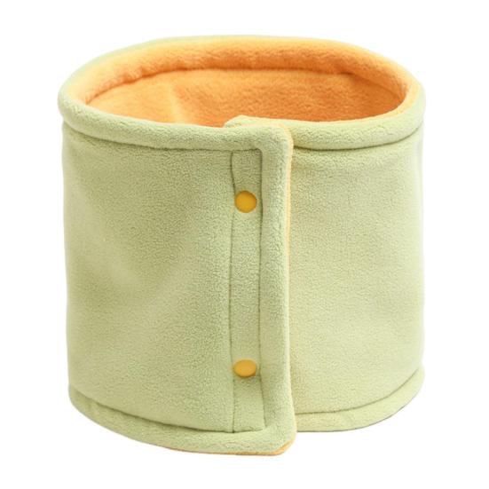 Dámská šála Dvouvrstvá Zesílený Samet Teplý Nákrčník se Zapínáním na Knoflík Jednobarevný Design Zimní Šála