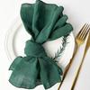 50pcs Handmade Gauze Napkins 30X30cm Cotton Cloth Napkins Fabric Serviette Gauze Table Towels for Wedding Party Baby Shower Set