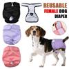 New Reusable Female Dog Diapers Adjustable Pet Menstrual Puppy Nappies Washable Period Panties For Small Big Dogs