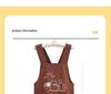 Cross-Back Cotton Crepe Apron for Milk Tea Shop Employees