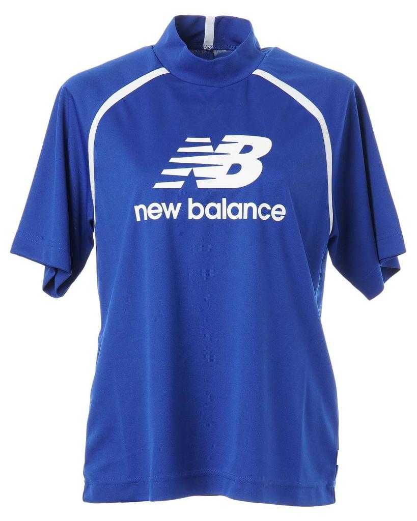 New Balance Short Sleeve Mock Neck Golf Shirt Quick 2 Women's (Moisture Wicking, Drying, Stretch) / 012-5166511 114_Blue [L]