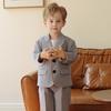 Conjunto de Traje Casual para Niños Primavera y Otoño Estilo Coreano Chaqueta Blazer Infantil para Niños Pequeños Atractivo Atuendo para Padrino de Boda o Presentación