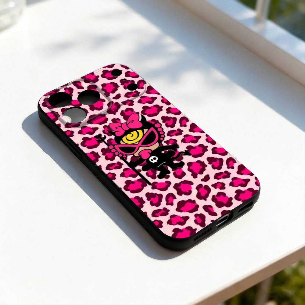 

Leopard H-Hysteric M-Mini Phone Case For iPhone 17,16,15,14,13,12,11,Pro,Max,Plus,E,SE4,Air,Mini Black Soft Cover iPhone17