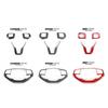 Carbon Fiber Tuning Steering Wheel Frame Button Cover Trim For KIA K4 2024-2026