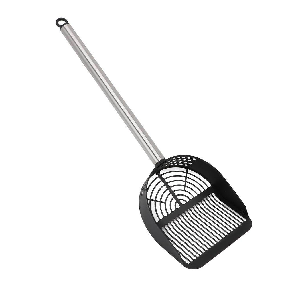 Cat Litter Scoop Stainless Steel Handle Half Round Shovel Pet Sand Sifter Poop Scooper for Beaches Pet Cat Litter Boxes