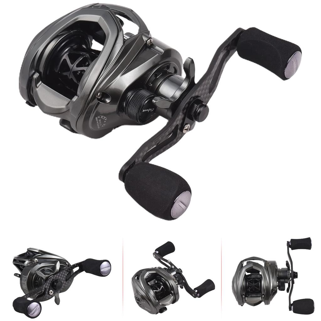 Bait Casting Reel Ultra-light Carbon Drop Wheel 5+1 High-speed 8.1:1 Gear 6kg Fishing Reel