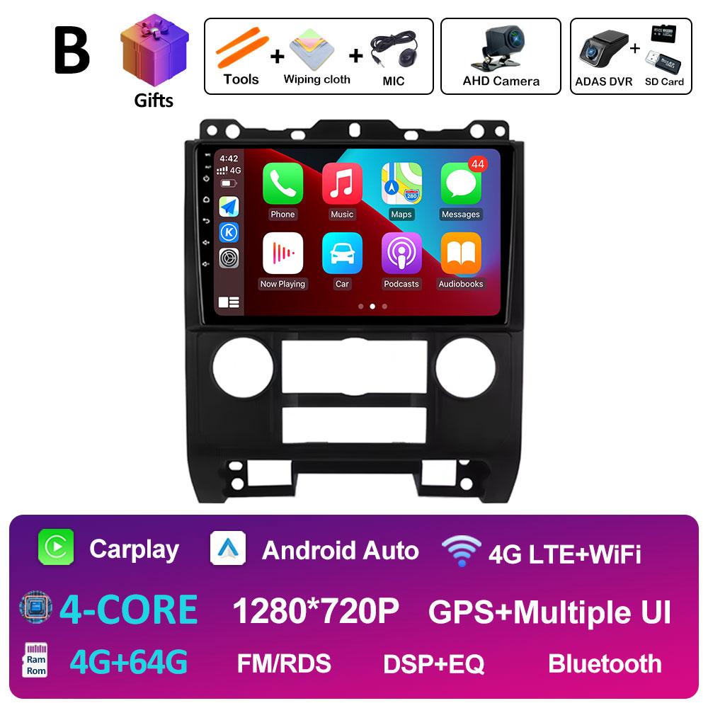 DSP Stereo Android Auto Carplay For Ford Escape 2007 2008 2009 2010 2011 2012 GPS Navi Smart System Touch Screen WIFI Auto Tools
