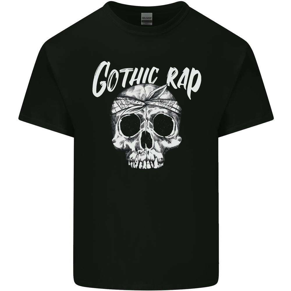 Gothic Rap Skull Hip Hop Music Gangster Kids T-shirt Childrens M