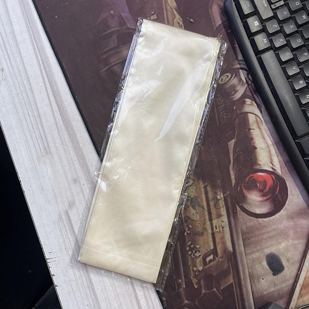 Satinseide Haarband Einfarbige Tasche Band Vielseitiger Schal Halstuch