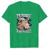 Fashion Spoof Cute Bulldog Print Tshirt Im Pibble Wash My Belly Letter Unisex Loose Short Sleeve Oversized Loose Unisex Women Tee