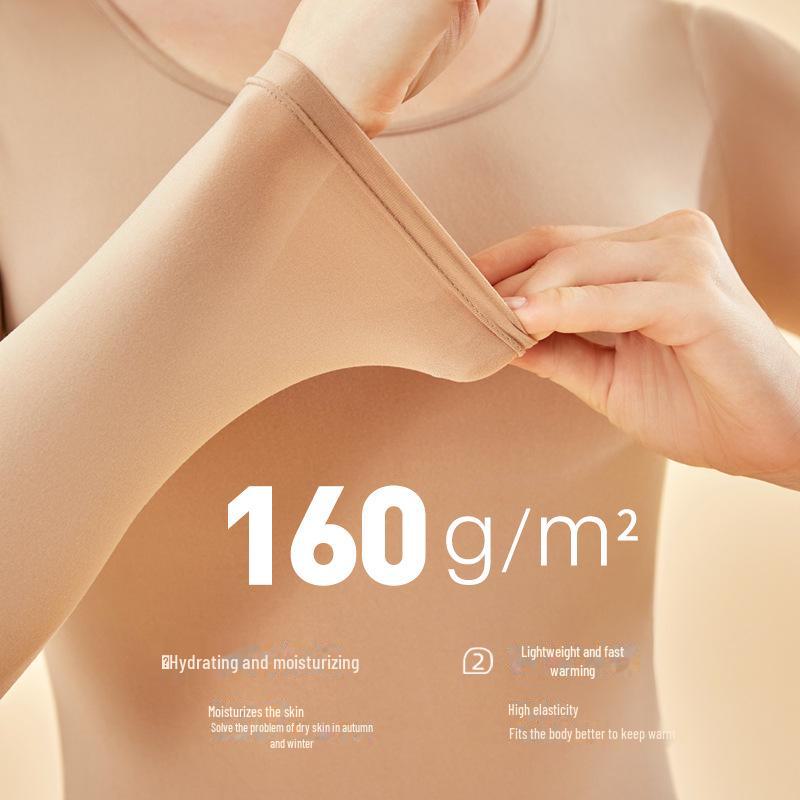 Dámské termoprádlo Slim Fit 80. léta barvy nude - Nový podzim/zima Velká velikost Termoprádlo Lehký oblek