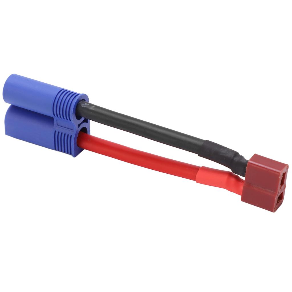 T Female To EC5 Male Wire Reliable Connection Short Circuit Protection 12AWG T Plug Connector for RC Car  Aircraft Model