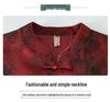 Mom's Chinese Style Velvet Fashion Set: Spring/Autumn Grandma Three-Piece Vest Outfit