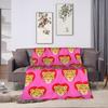 Scandinavian Style Leopard Lover Blankets Warm Soft Plush Throw Blanket For Couch Bed Travel Office Flannel Bedspread Bed Cover