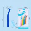 Dental Interdental Brushes Oral Hygiene Flossing Head L/I Shape Tooth Cleaning Tool for Braces Toothpick