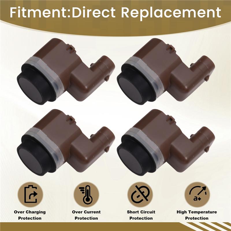 

4PCS Parktronic PDC Parking Sensor 66209231281 66209270495 For BMW F10 F11 F07 F18 F06 F12 F13 F25 X3 X5 X6 E70 E71 E83