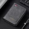 Men’s PU Leather Bifold Wallet Slim Card Holder Compact Billfold Wallet with Multiple Card Slots Cash Pocket Business Wallet