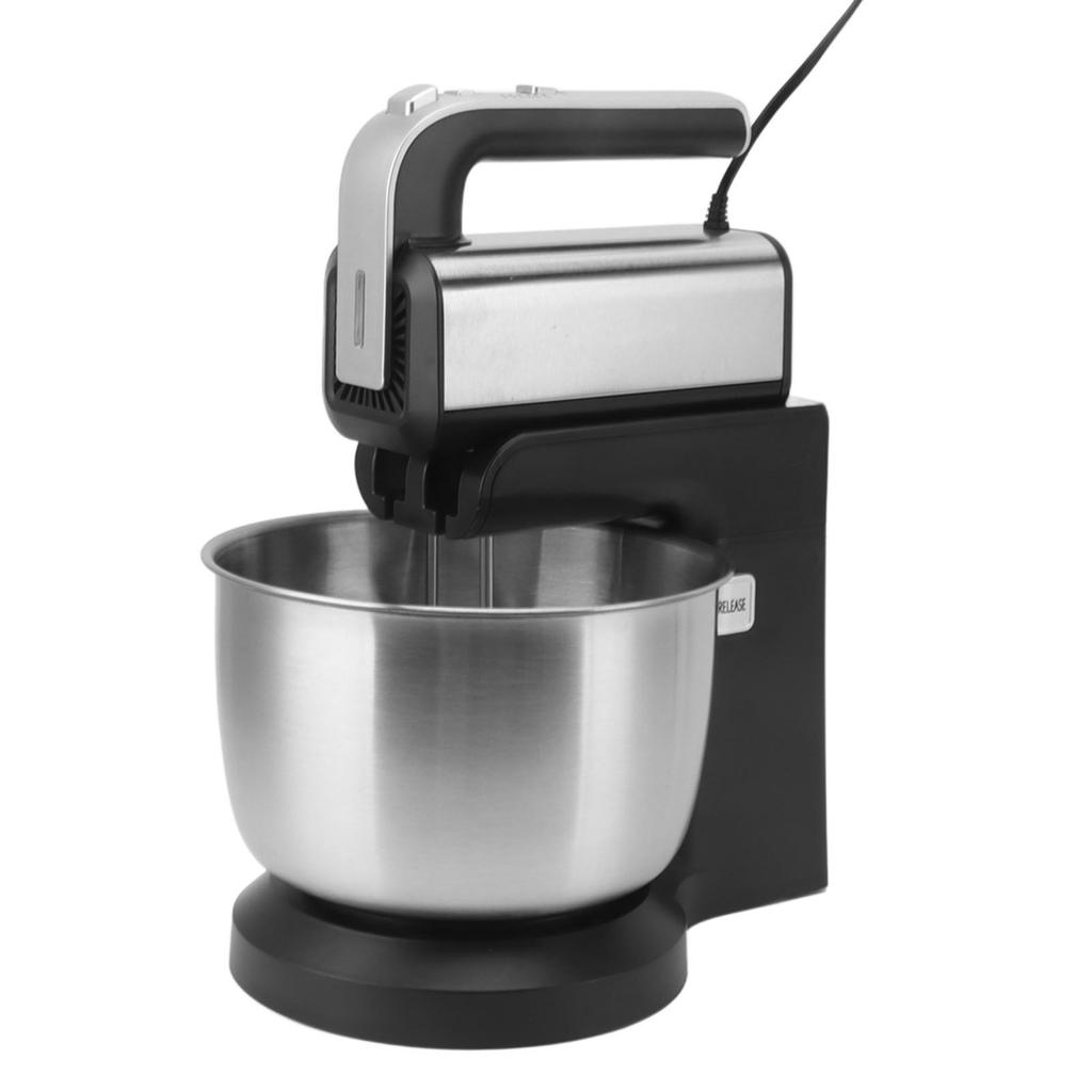 500W Electric Stand Mixer 3L Capacity Stainless Steel Dough Stuffing Mixer for Kitchen