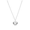 VERTE Full Heart Necklace  12mm  Silver    un.Silver.165