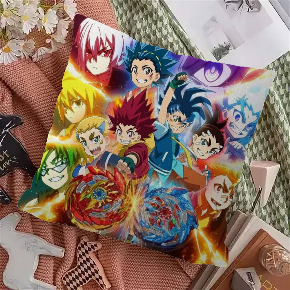 Anime Bbeyblade X Cushion Cover Inches Farmhouse Decor Home Throw Pillow Covers for Couch Decorations