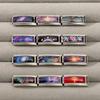 Damen Bunt Galaxie Planetarisch Aurora Meteorit Sonne Lang Italienischer Charm Passend 9mm Edelstahl Armband Drop Shipping Schmuck