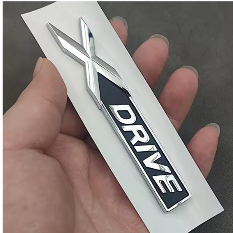 ABS X Drive Logo Xdrive Emblem Sticker Car Rear Trunk Badge for BMW E39 E46 E60 E90 E87 F10 F30 G20 G30 X1 X3 X5 Accessories