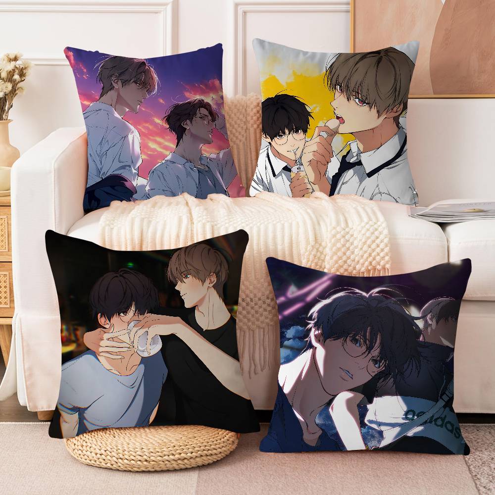 Anime Lost In The Cloud Pillow Cushion Cover Pillowcase Living Room Sofa Home Decor Customized