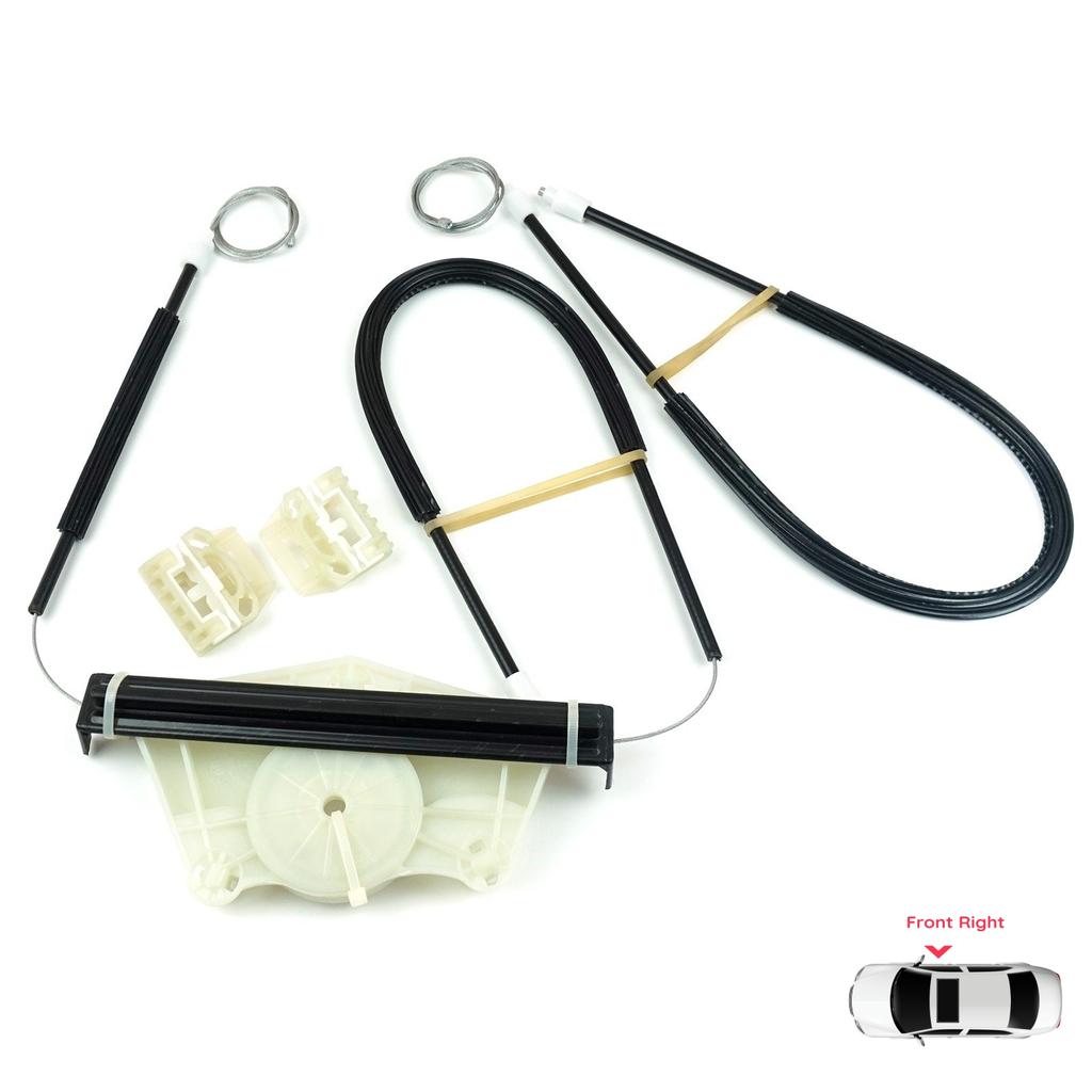 EWR520 Power Window Regulator Repair Set Front Right Door for VW New Beetle C1 1C1 1997-2011 3-Door Hatchback 1C0837656