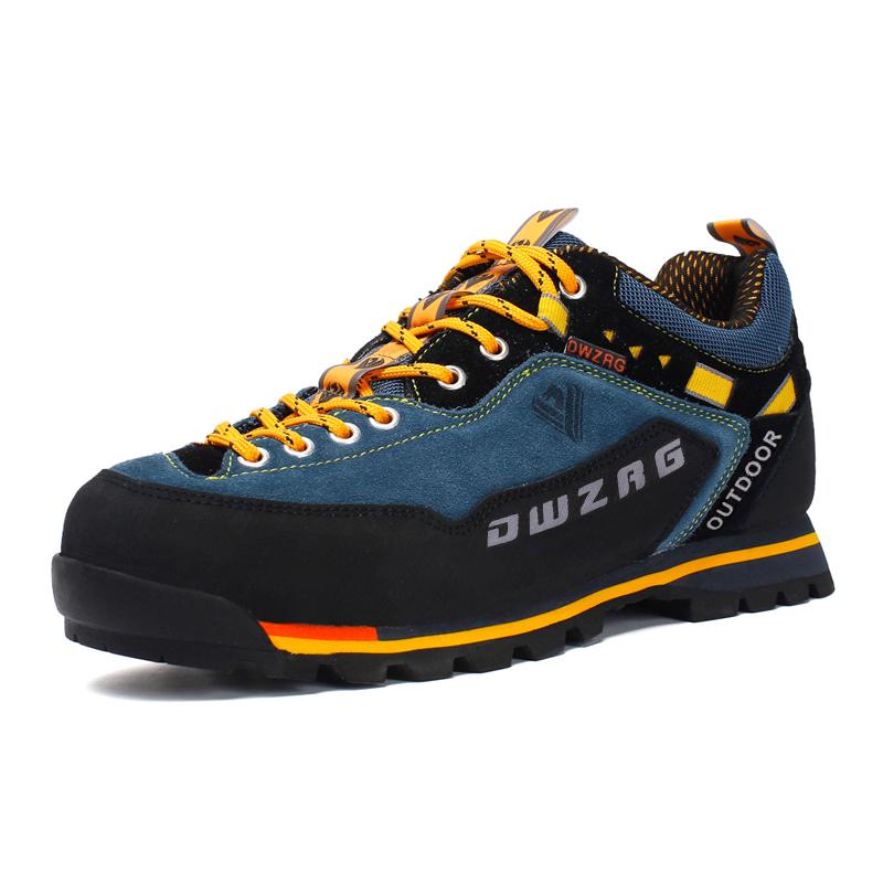 

2026Fashi Waterproof Hiking Shoes Men s Climbing Shoes Anti-collisi Fashi Outdoor Casual Lace-up Sneakers 43