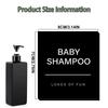 500ML Soap Dispenser Refillable Shampoo Conditioner Hands and Dishes Soap Dispenser Bottle for Kitchen Bathroom
