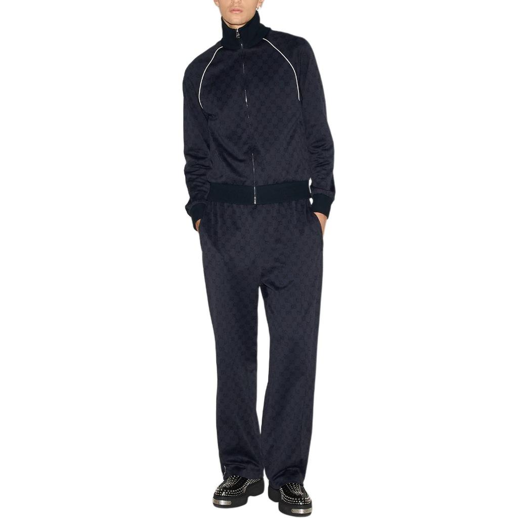 Gucci Gg Jacquard Straight Leg Pants 814182-XJG1Y-4140