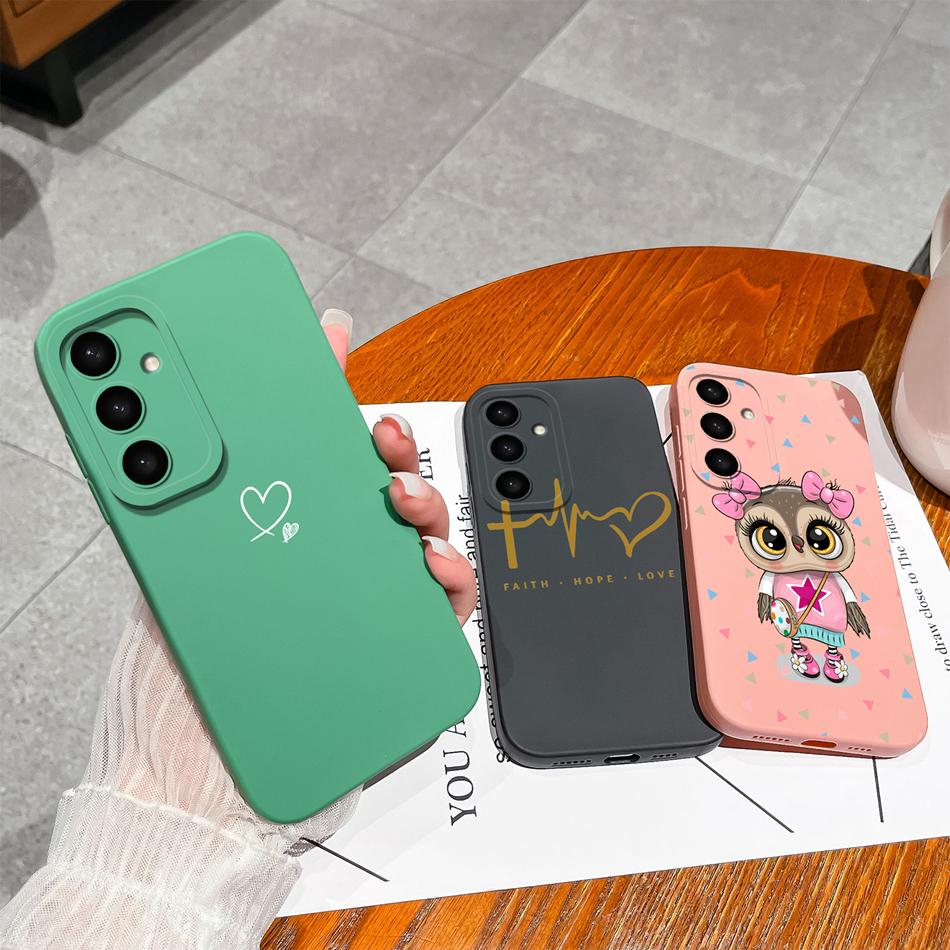 For Samsung S25 Ultra Phone Case For Samsung S25 Plus Funda For Galaxy S25 5G Soft Liquid Silicone Back Covers For Samsung S 25