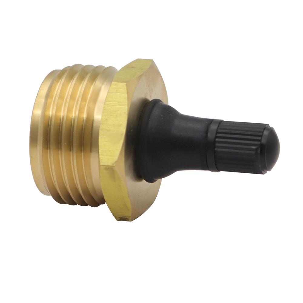 Brass Winterization Water Intake Blow-Out Plug For RV Campers