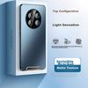 Hidden StandPhone Case for Huawei Mate50 Pro, Full Lens Protection Ultra-Thin Frosted Silicone Business Case, Shockproof Non-Slip - Sea Blue
