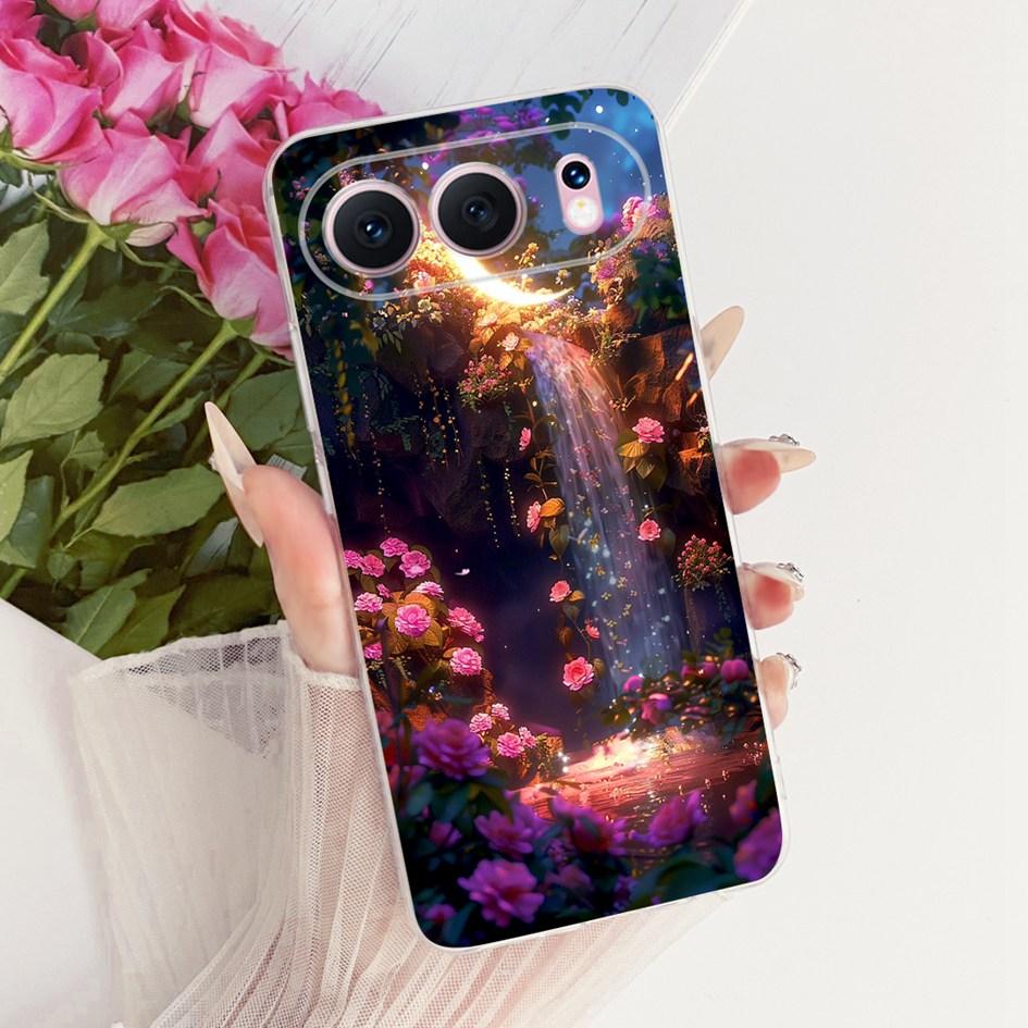 6.55" For Honor 500 5G Case Fashion Flower Bowknot Soft Slim Silicone Phone Cover For Honor 500 Pro Funda MEY-AN00 Honor500 Capa
