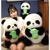Adorable Plush Panda Toy Soft Pp Cotton Milk Tea Cup Panda Doll Gift For Kids