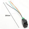 1PC Orange Led Button Switch with Wiring Connector for Nissan Navara NP300 X-Trail Pathfinder 12V Switches4