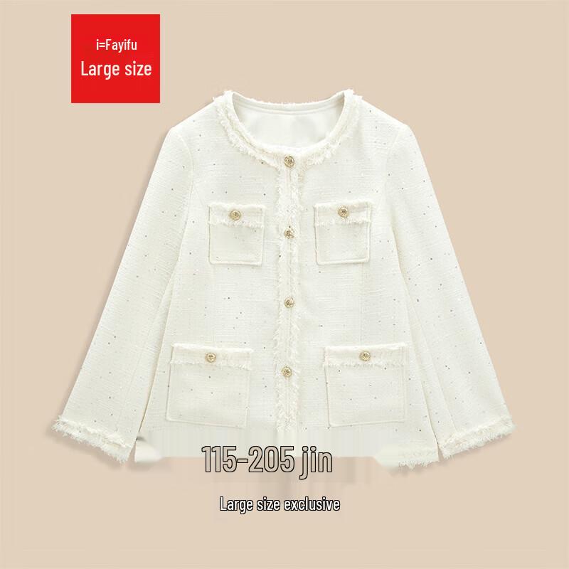 

Women s Plus Size French Style Tweed Jacket L