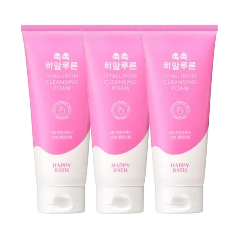 

HAPPY BATH Moisturizing Hyaluronic Cleansing Foam 200g 3 Packs