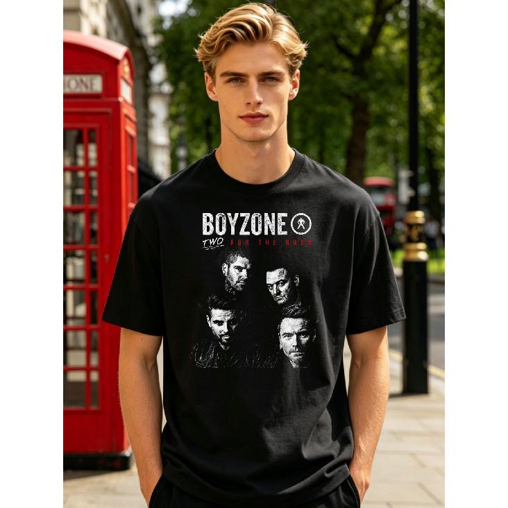 B Oyzone Two for The Road Shirt Vintage Musikshirt B Oyzone 2026 Tour Tee Geschenk für Fans Atmungsaktives T-Shirt Ausgefallenes T-Shirt Lässiges T-Shirt Einfaches TEE Einfach