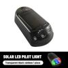 New 12V LED Solar Roof Mouse Light Punch-Free 7-Color App Control Wireless Cab LED Light For Trucks Modification Warning Light