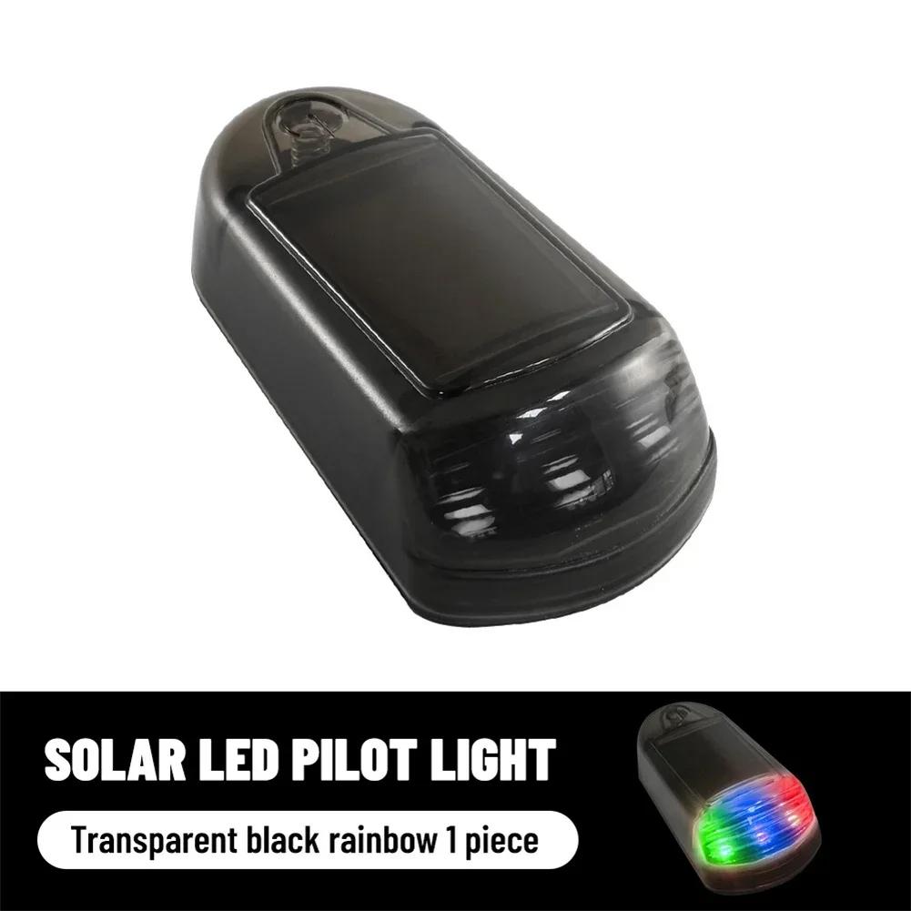 New 12V LED Solar Roof Mouse Light Punch-Free 7-Color App Control Wireless Cab LED Light For Trucks Modification Warning Light