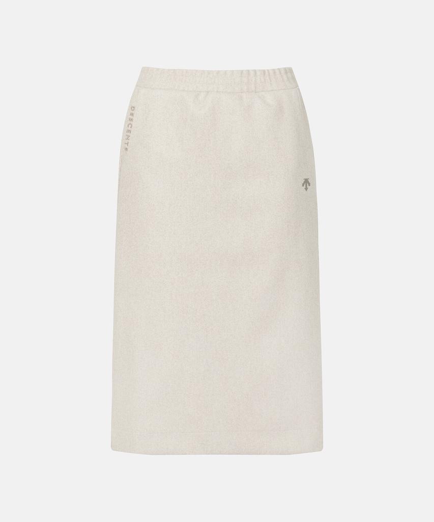 DESCENTE Women'S Wool-Like Skirt Oatmeal Sr122Psk11