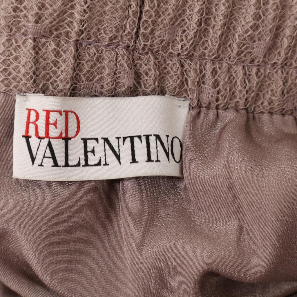 RED VALENTINO SR0RA360428 Pink Dot Lace Tulle Skirt skirt 36 pinkUsed