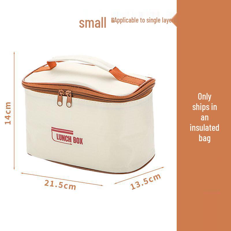 Japanese-Style Multi-Layer Insulated Lunch Bento Box with Microwaveable 304 Stainless Steel for Office Workers
