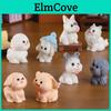 Adorable Resin Miniature Dog Figurines Perfect For Office Desk Decor Blind Box